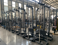 Appareil de musculation multifonctionnel Crossover à charge par poulie réglable