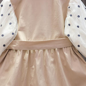 Abrigo tipo gabardina informal de algodón con solapa y mangas largas estilo coreano para bebés y niñas pequeñas - Product Image 3