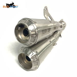 Sistema di Scarico Completo per Moto <span class=keywords><strong>CF</strong></span> MOTOR 450SR Tubo di Scarico in Acciaio Inox Doppio Slip-on - Product Image 6