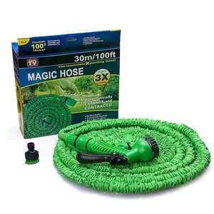 Plastic expansion hose for garden watering plants