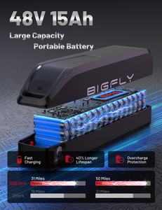 Bicicleta Eléctrica de Montaña EU UK E Bike Bigfly C29 Ultra de 29 Pulgadas, Batería de 48V 15Ah, Alcance de 60 km, Velocidad Máxima de 750w 50 km/h, Freno Hidráulico - Product Image 4