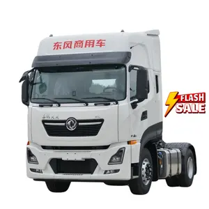 Toptan Dongfeng ticari aracın yeni Tianlong KL 6X4 LNG traktör ağır kamyon sol verimli traktör