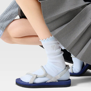 Calcetines de lechuga informales personalizados, transpirables, cómodos, con patrón de lazo, primavera y verano, talla libre, puños de cuerpo personalizados - Product Image 4