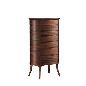 Minimalist design solid wood living room furniture wood cabinet