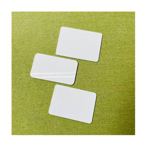 Cartes de visite en métal par Sublimation, pièces, tailles personnalisées, <span class=keywords><strong>carte</strong></span> professionnelle en Aluminium blanc, bricolage - Product Image 2