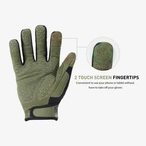 Prisafety wholesa custom in microfibra silicone palma antiscivolo TPR proteggere nocche touch screen addestramento tattico guanti