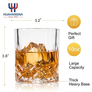 Ensemble de verres à cocktail élégants et haut de gamme de 11 oz, transparents comme du cristal, design unique, style old fashioned pour le <span class=keywords><strong>whisky</strong></span>, pour cadeaux, lot de 4 - Product Image 3
