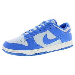Zapatillas Dunk Low Retro PU para Hombre, Color Plateado Claro, Azul Claro, Estilo Baloncesto, Cómodas, con Cordones, Casuales - Product Image 1