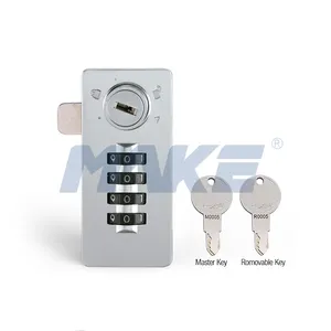 Cerradura digital MK716 OEM con llave, precio razonable, cifrado de aleación de zinc