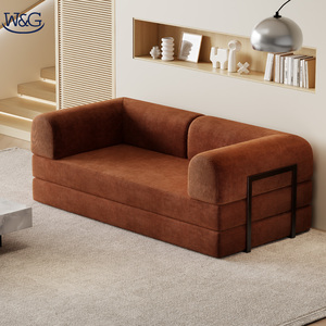 Canapé-lit modulaire en <span class=keywords><strong>mousse</strong></span> Teddy de Foshan, 2 en 1, confort, compression, meubles de maison, canapé en <span class=keywords><strong>mousse</strong></span> à mémoire de forme, compression, en boîte - Product Image 4