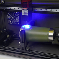 Machine de gravure laser tasse graveur laser gobelet en acier inoxydable avec accessoire rotatif