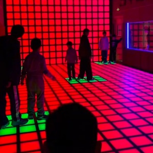 Jeu interactif <span class=keywords><strong>de</strong></span> grille lumineuse avec dalles <span class=keywords><strong>de</strong></span> sol sensibles, dalles <span class=keywords><strong>de</strong></span> sol à saut d'éléments, <span class=keywords><strong>pieds</strong></span> lumineux et jeu interactif <span class=keywords><strong>de</strong></span> gravité - Product Image 4