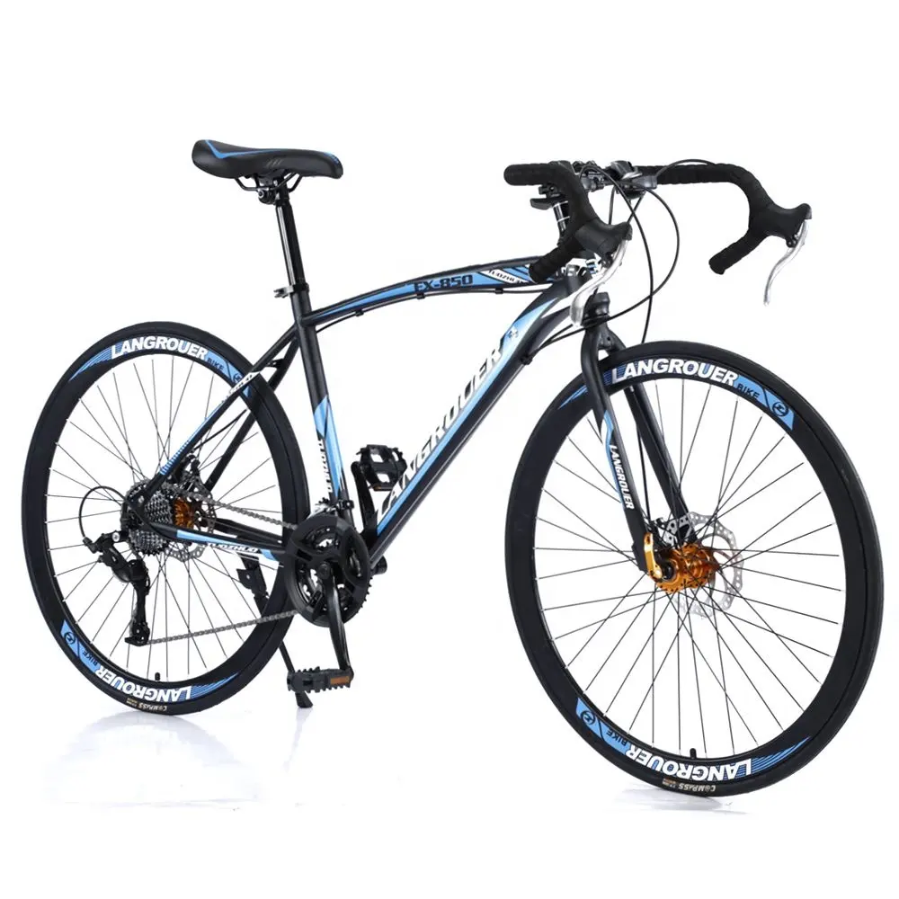 ロード自転車レーシングサイクルを出荷する準備ができてBicicleta Sepeda Gunung Cycling Adults 700CC高炭素鋼MTBロードマウンテンバイク