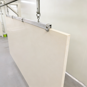 Op maat gesneden, chemisch bestendige, antistatische <span class=keywords><strong>PVC</strong></span>-plaat, klaar voor installatie, ivoorwitte ESD <span class=keywords><strong>PVC</strong></span>-plaat voor cleanroom - Product Image 3