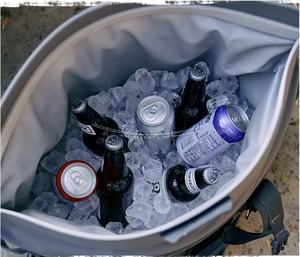 पुनः प्रयोज्य इको-फ्रेंडली वाटरप्रूफ पहनने-प्रतिरोधी ऑक्सीफोर्ड 54l बैकपैक कूलर जिपर बंद - Product Image 5