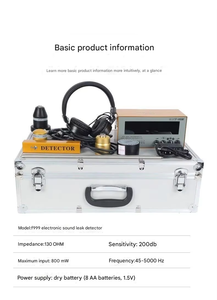 เครื่องมือช่างประปาอิเล็กทรอนิกส์ F999H สำหรับตรวจสอบการรั่วไหลของน้ำในท่อใต้ดิน - Product Image 3