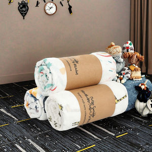 Couvertures d'emmaillotage en coton bambou biologique super doux pour bébé Couverture facile à ajuster pour nouveau-nés fille garçon Couverture Cartoon Home Picnic Travel - Product Image 3