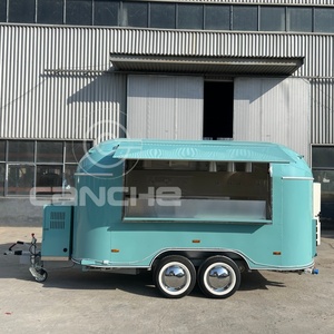 Camion de restauration rapide COC CE Pizza Bbq, chariot à glace en acier inoxydable, remorque de restauration mobile avec cuisine complète - Product Image 3