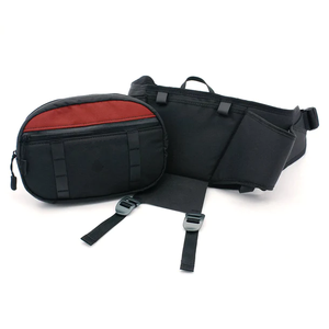 Sac banane pour homme, 2 sacs bananes de sport imperméables, ceinture lombaire, grande capacité, porte-bouteilles d'eau, randonnée, marche, jogging, camping - Product Image 4