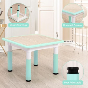 Meubles de chambre pour garderie et école pour enfants, écologiques, durables, réglables en <span class=keywords><strong>hauteur</strong></span>, bureau de dessin et d'étude pour enfants en plastique - Product Image 3