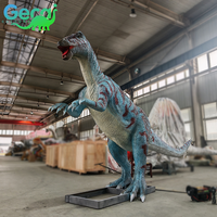 Équipement de parc à thème extérieur, modèle de dinosaure animatronique, statue, installations, dinosaure animatronique électrique