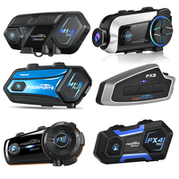 Fodsports 2-10Riders Casque de moto sans fil Moto interphone bluetooth interphone moto casque bluetooth casque