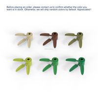 1 kg de Hojas de Plantas, Bloques de Construcción Clásicos MOC, Juguete Educativo, Piezas de Plástico ABS para Bricolaje, N.° 2417, N.° 2423, N.° 30176, N.° 6255, N.° 10884