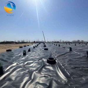 Revêtement d'étang à géomembrane HDPE pour l'irrigation-Feuille de revêtement Geomembrana de HDPE imperméable - Product Image 2