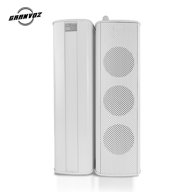 For DY-5030 IP56 Waterproof Outdoor Column Speaker 30W 3x4" Driver Units Aluminum Body 8 Impedance 70-15kHz Constant