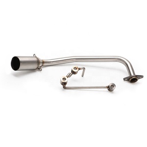 Échappement pour motos pour HONDA PCX 125 150 Échappement coudé en acier inoxydable Silencieux d'échappement de <span class=keywords><strong>moto</strong></span> Section avant 2010-2017 - Product Image 6