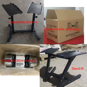 Großhandel Verstellbare Hantel aus Metall für Zuhause Stahlhantel Fitnessstudio Gewichte Verstellbare Hanteln - Product Image 3