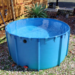 Serbatoio per pesci in PVC resistente con struttura in metallo, stagno d'acqua pieghevole per l'acquacoltura e l'allevamento di <span class=keywords><strong>Koi</strong></span> - Product Image 1