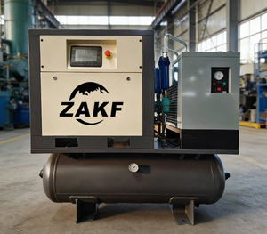Compresor de <span class=keywords><strong>Aire</strong></span> de Tornillo Integrado ZAKF 380V/50HZ 22KW 30HP con Motor PLC Refrigerado por <span class=keywords><strong>Aire</strong></span>, Estacionario para la Industria Textil y del Cemento - Product Image 1