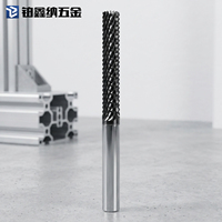 Fraise à maïs en acier tungstène CNC de 4 à 14 mm, revêtement DLC HRC94 pour machines de gravure