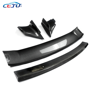 ABS Carbon nhìn Mugen phong cách xe phía sau thân cây Spoiler Đuôi cánh khởi động môi cho Honda Civic 8th Gen fa5 fd2 Acura CSX loại S 2006-2012 - Product Image 4