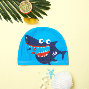 <span class=keywords><strong>Bonnet</strong></span> de <span class=keywords><strong>bain</strong></span> en polyester imprimé pour enfants, sport nautique, avec protection des oreilles pour garçons et filles - Product Image 6