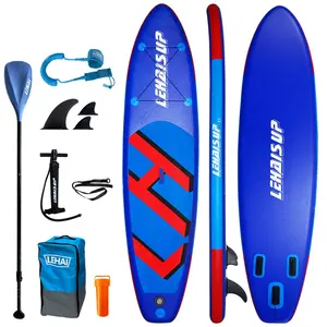 OEM 10'6" aufblasbare Paddleboards mit Premiumzubehör Werkspreis Surfbretter für Ozean See Fluss
