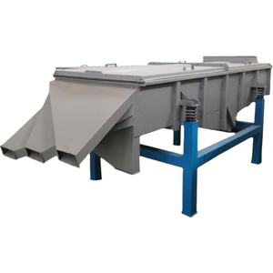 Criba vibratoria lineal cuadrada personalizable para pellets de madera, polvo de aleación, plástico y frutos secos - Product Image 1