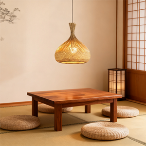 Retro Handicraft Weaving <strong>Bamboo</strong> <strong>Light</strong> Home Decorative Lighting Dining Chandelier Handmade Pendant Lamp <strong>Bamboo</strong> - Product Image 6