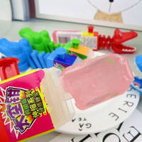 Jouets en bonbons de haute qualité, pince crocodile télescopique flexible, sucette amusante en bonbons durs pour enfants