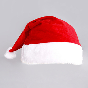 Cappelli Natalizi Ecologici in Velluto Spesso per Adulti e Bambini, Decorazioni Festive per <span class=keywords><strong>Capodanno</strong></span> e Natale - Product Image 1