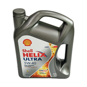 Huile moteur entièrement synthétique de haute qualité Shell Helix Ultra 5W-40, lubrifiant automobile 4L pour moteurs essence et diesel - Product Image 3