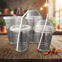 Gobelets jetables personnalisés KAIDA en PET de 16 oz avec logo pour fêtes, mariages, bubble tea et glaces - Design moderne fabriqué au Zhejiang