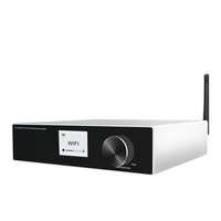 Yüksek Güçlü 2x100W Hi-Fi Ağ Stereo Ses Amplifikatörü, 2.4G/5G WiFi Desteği ve Airplay Özellikli, Evde Çoklu Oda Kullanımı için D Sınıfı