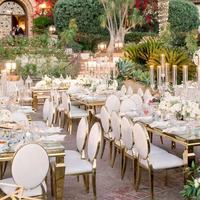 Sedie Salle à manger Mobilier d'hôtel Patio Manucure Rose Chiavari Velours Restaurant Événements de mariage Chaise de salle à manger en cuir PU Hôtel