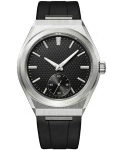 OEM Formal Dress Watch Logo Customized C3 Luminous Small Seconds Design Silicone Band Titanium Case <b>Wristwatch</b> Supplier - Product Image 2