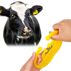Sucking Milking Stop Cow Weaning Tool Bovine Nose Clip Anti Yellow Spring Calf Weaner