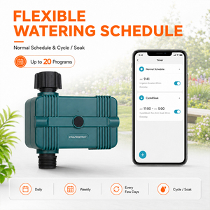 Temporizador de Riego para Jardín TUYA ZIGBEE, Aspersor Inteligente, Controlador de Riego por Goteo, Medidor de Flujo de Agua Integrado - Product Image 6