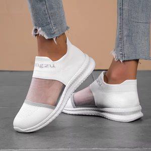 Nouvelles chaussures décontractées respirantes 2025 pour hommes et femmes, baskets confortables à semelles compensées lumineuses, style marche, pour l'été - Product Image 2