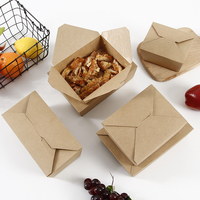 Carpeta de Papel Kraft Oblonga Biodegradable Personalizada con Materiales Reciclados Ecológicos para Comida Rápida, con Estampado en Bronce